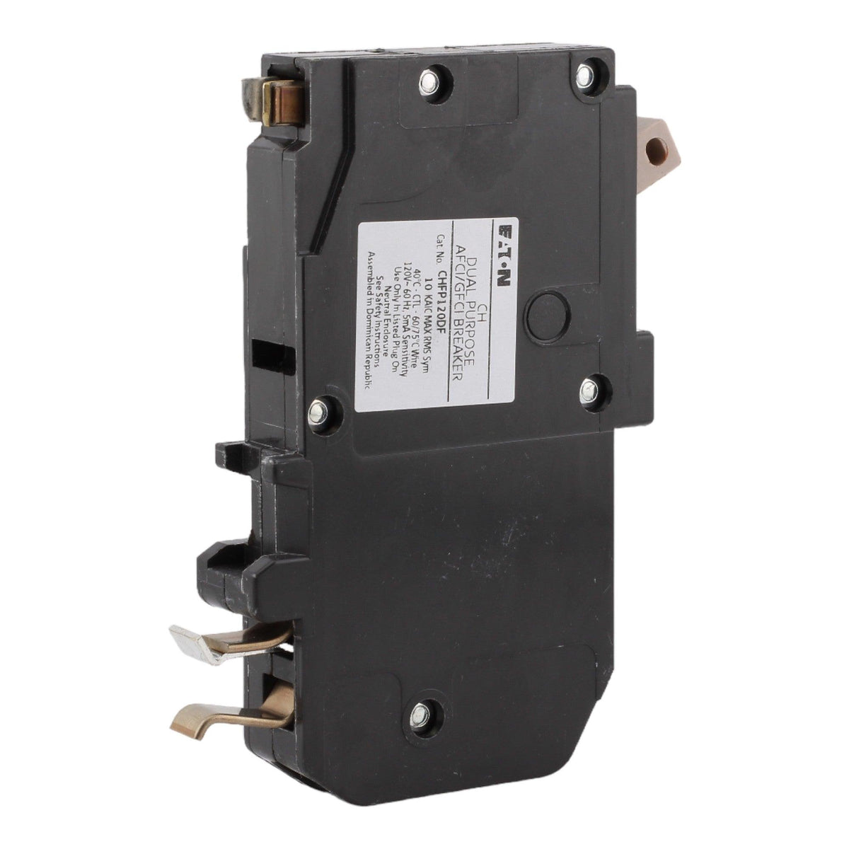 Eaton CHFP120DF 20A 120V 1-pole AFCI/GFCI Circuit Breaker Plug-on Neutral