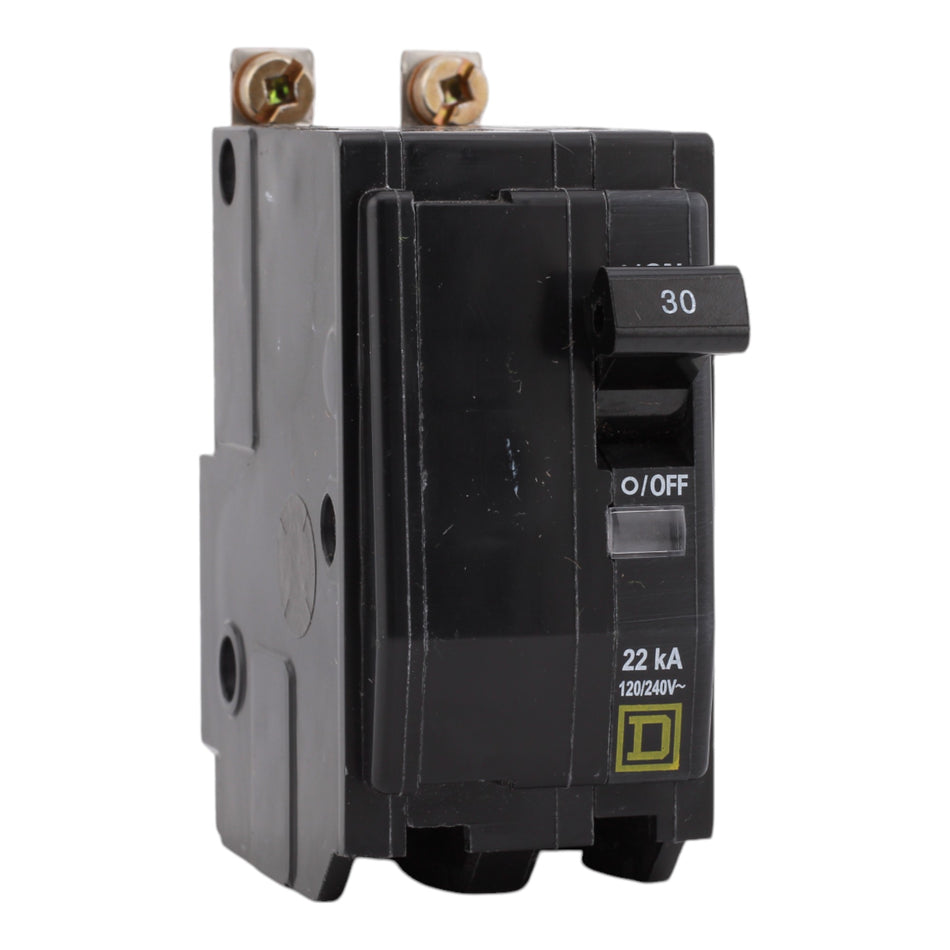 Square D QOB230VH, 30A, 120/240V, 2-Pole, Bolt-On Circuit Breaker, Standard Trip, for Square D Load Centers