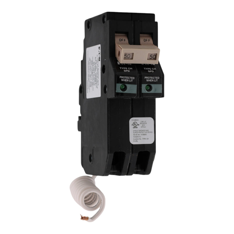 Eaton CHN250SUR 50A 2P 120/240V Surge Breaker