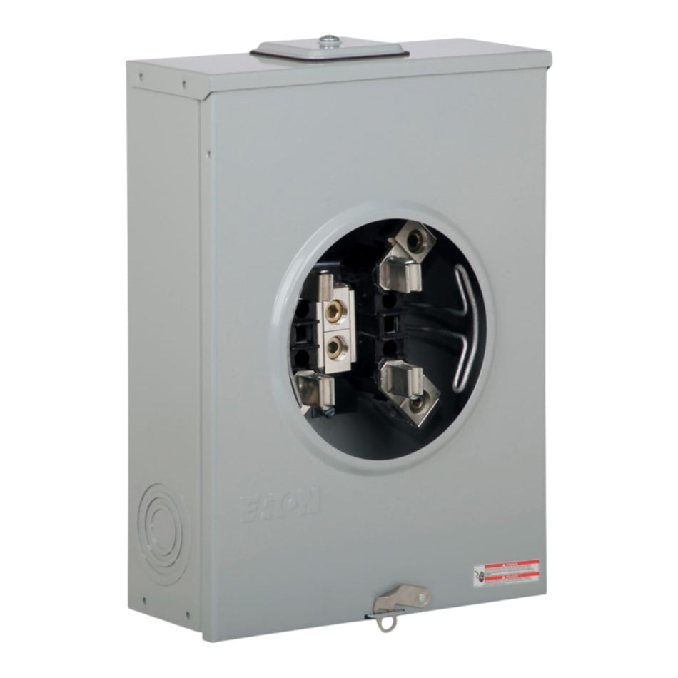 Eaton, UTRS213CE, 200A, 1-Phase, 600V, 4-Jaw, 3-Wire, Ringless, Meter Socket