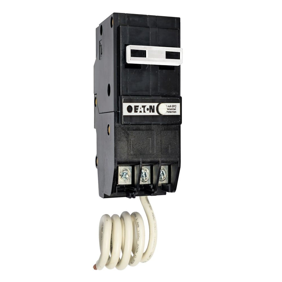 Eaton BR BRN215GF 15A 2P 120/240V GFCI Pigtail Neutral Circuit Breaker