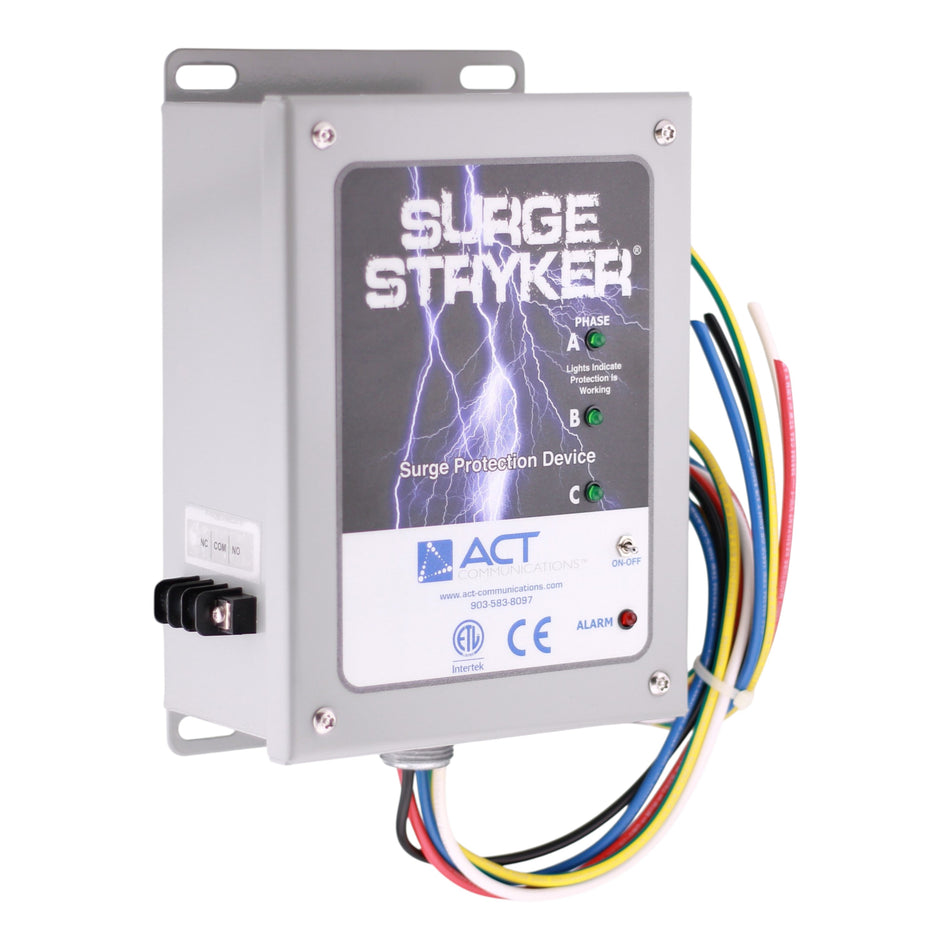 ACT Communications, ACT 455, 455-120Y-050, 120/208V, 3-Phase WYE, 50kA, Type 2 SPD