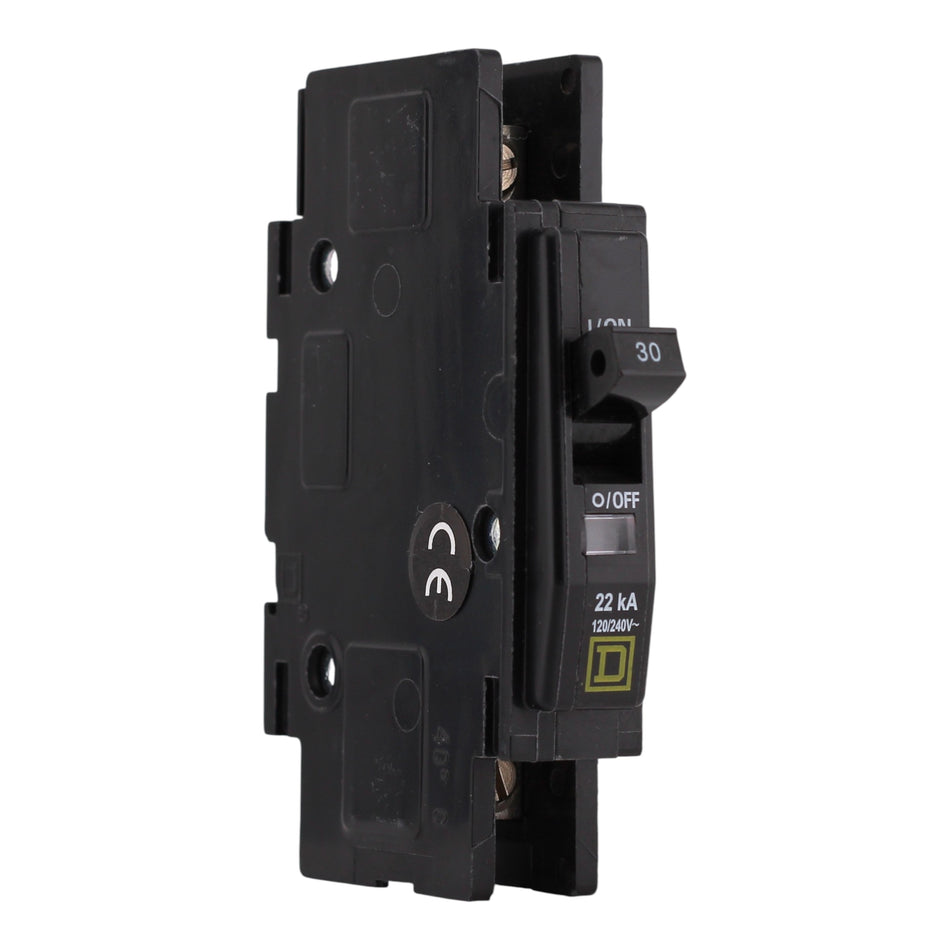 Square D QOU, QOU130VH, 30A, 1P, 120/240V, Unit Mount, Circuit Breaker