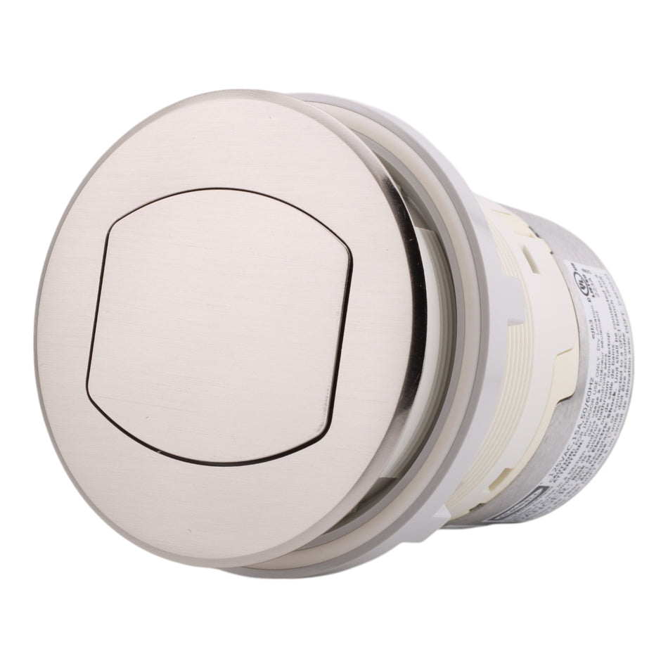 Hubbell Wiring, RCT200NI, 15 Amps, 125 Volts, 2-Pole, Kitchen Counter Receptacle, Surface Mount, Tamper Resistant, Nickel