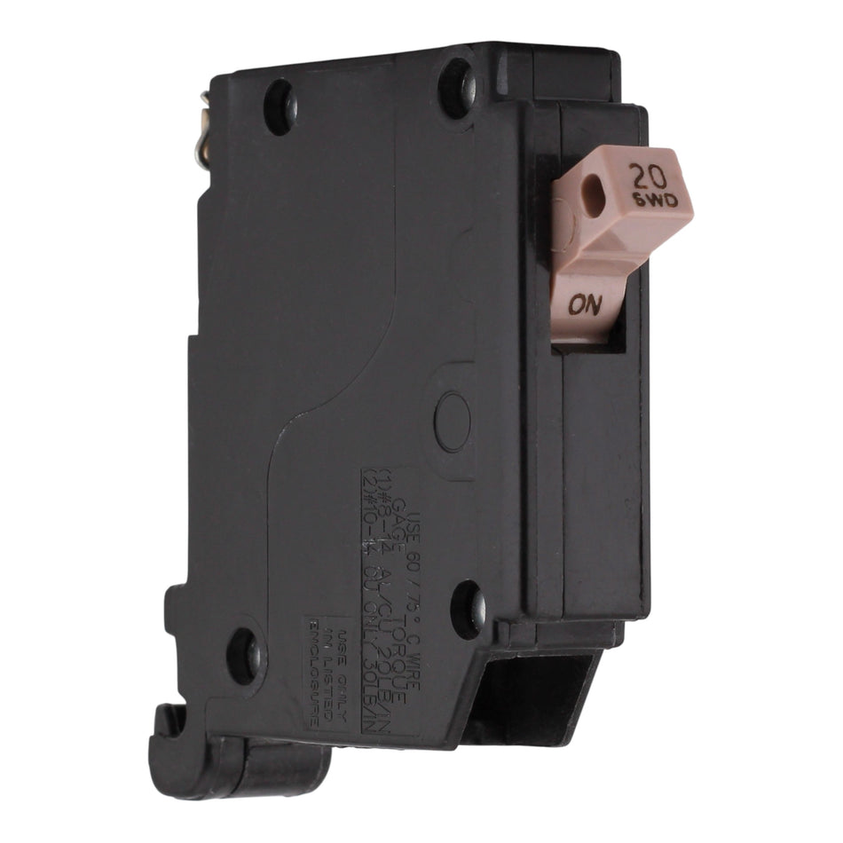 Eaton CH, CH120, 20A, 1P, 120/240V, Plug-In, Circuit Breaker