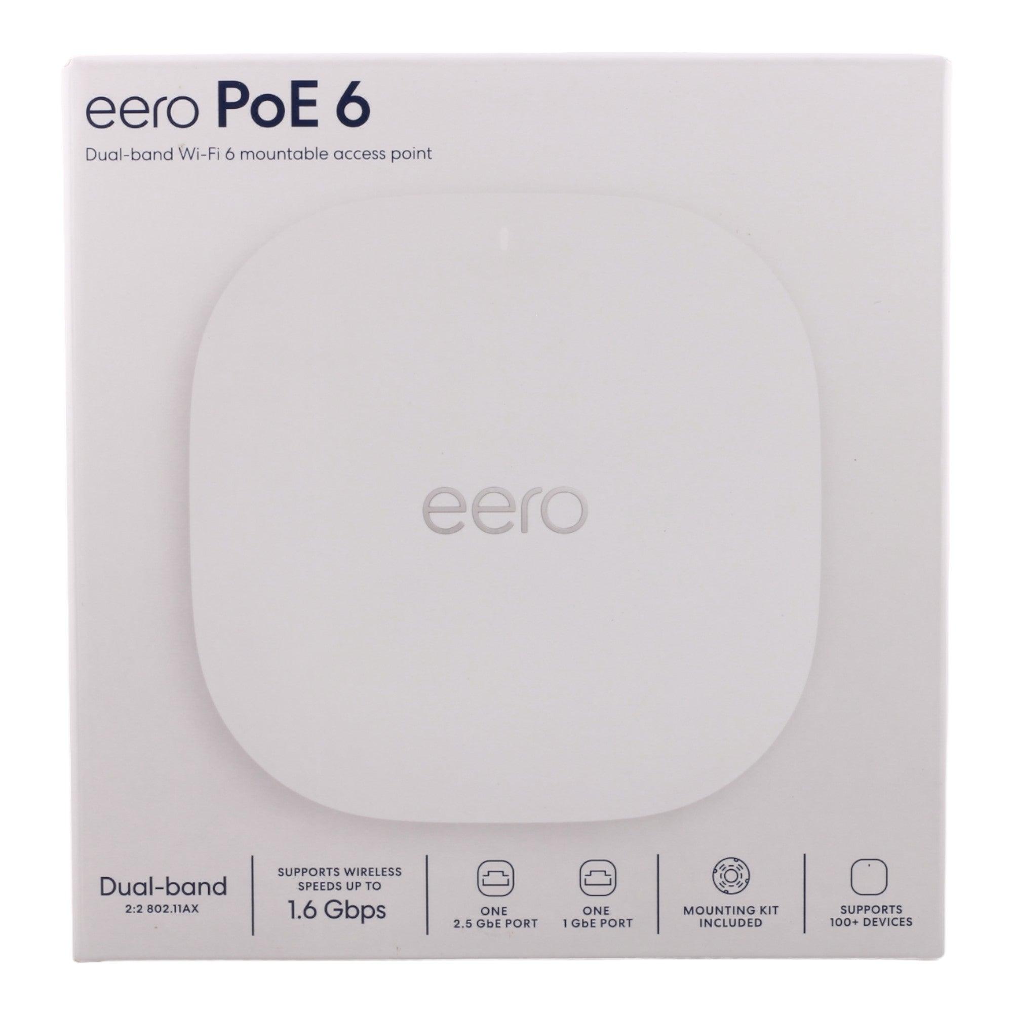 Amazon eero PoE 6 Ceiling/Wall-Mount Wi-Fi 6 Access Point Dual-Band