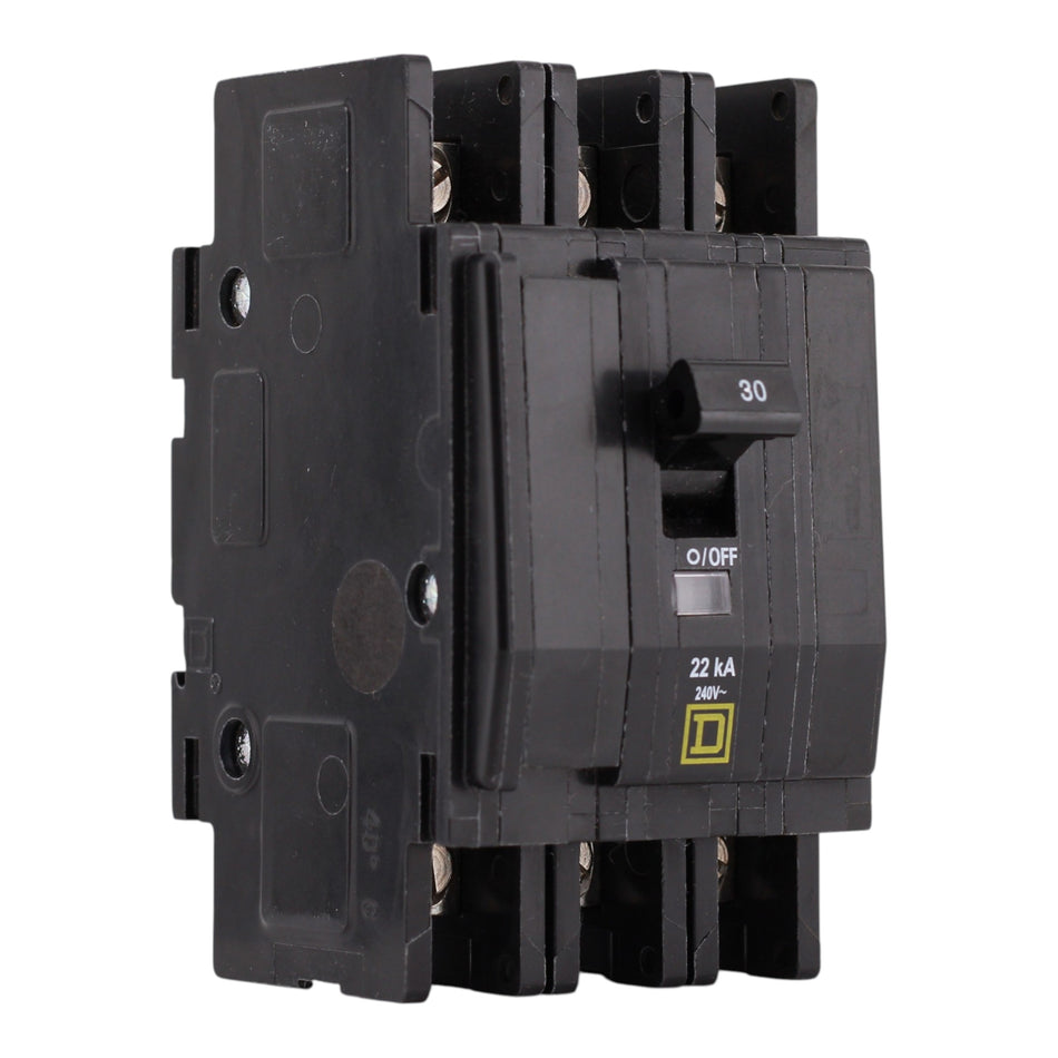 Square D QOU, QOU330VH, 30A, 3P, 240V, Unit Mount, Circuit Breaker