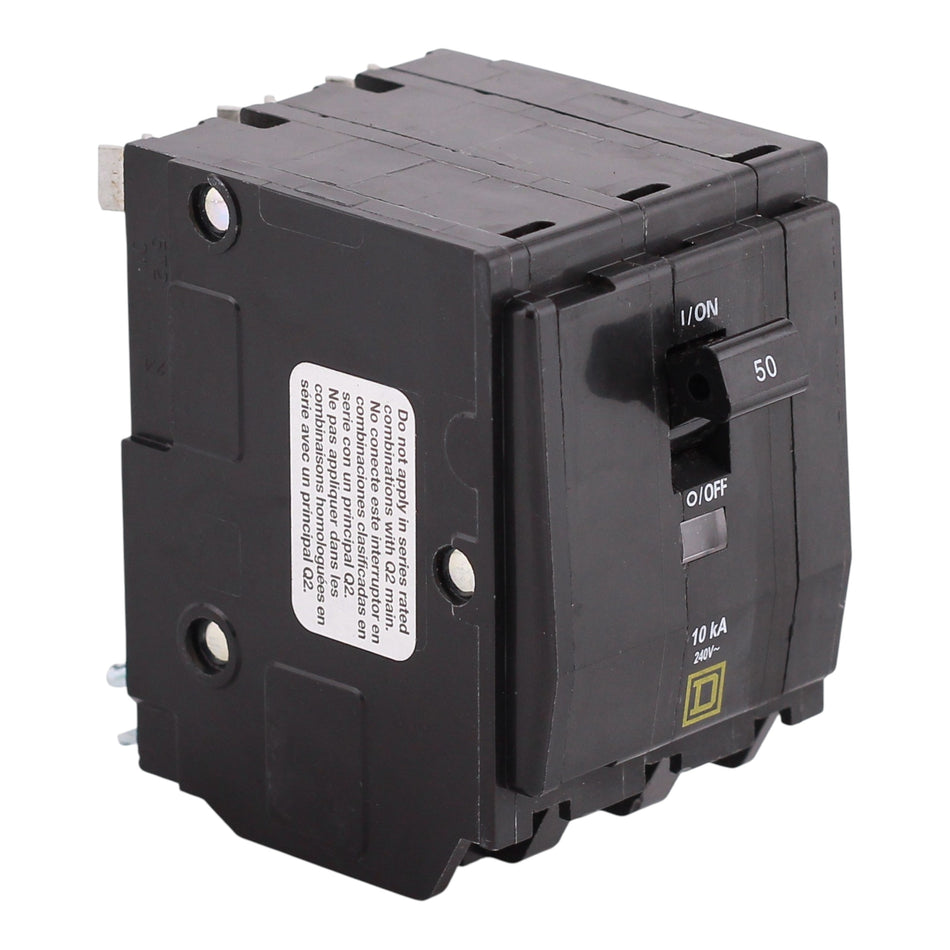 Square D QO, QO350, 50A, 3P, 120/240V, Thermal-Magnetic, Circuit Breaker