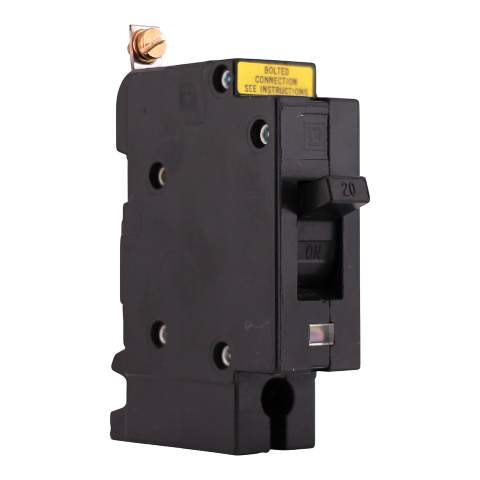 Square D EHB, EHB14020, 20A, 1P, 277V, Bolt-On, Molded Case Circuit Breaker