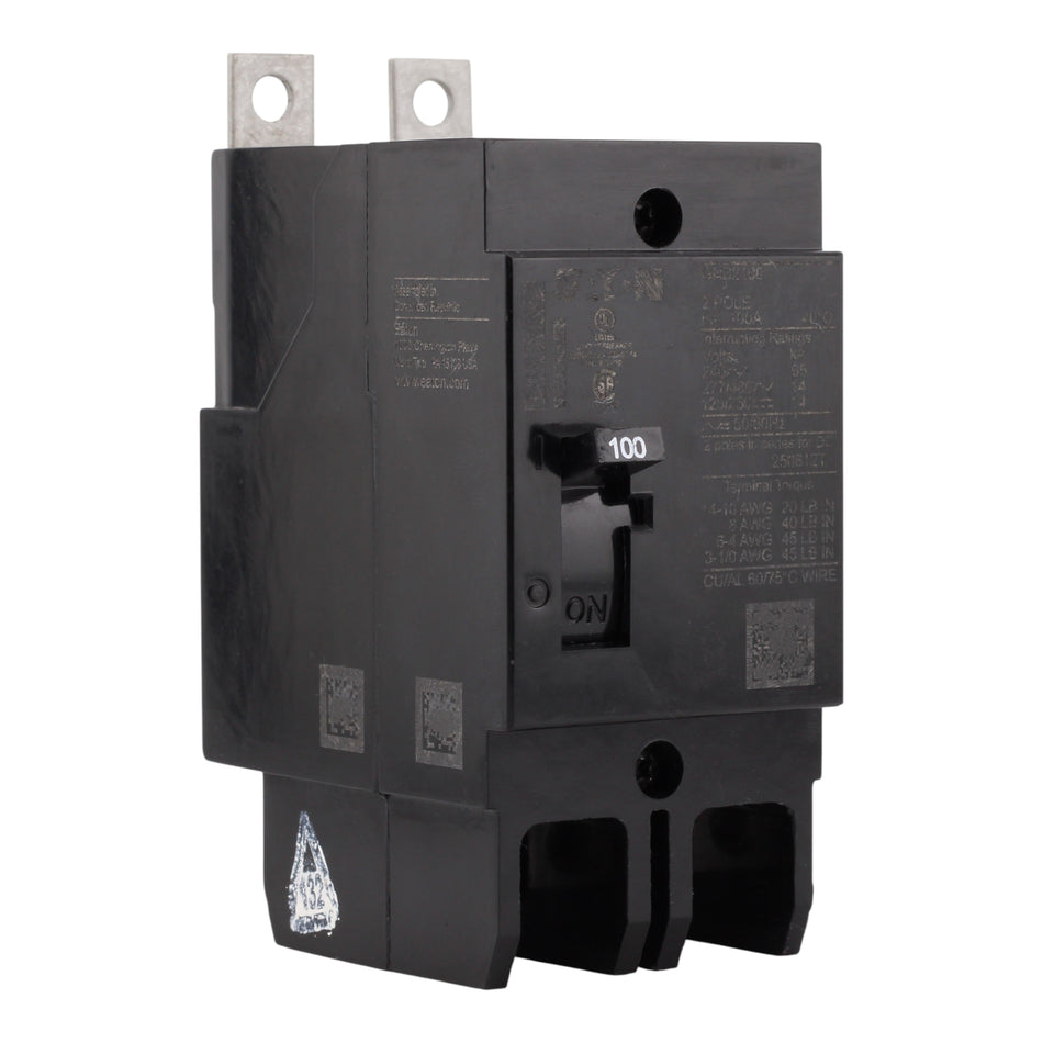 Eaton Series C GHB2100 100A 2P 480Y/277V Molded Case Circuit Breaker
