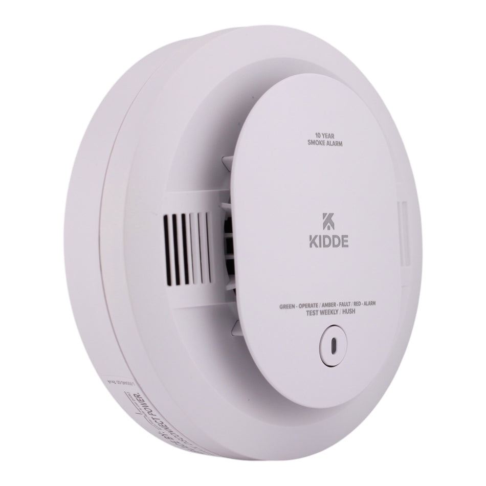 Kidde Firex, SMAC10YFEX, 120V AC, Hardwired, Photoelectric, 10-Year Battery Backup, Smoke Alarm