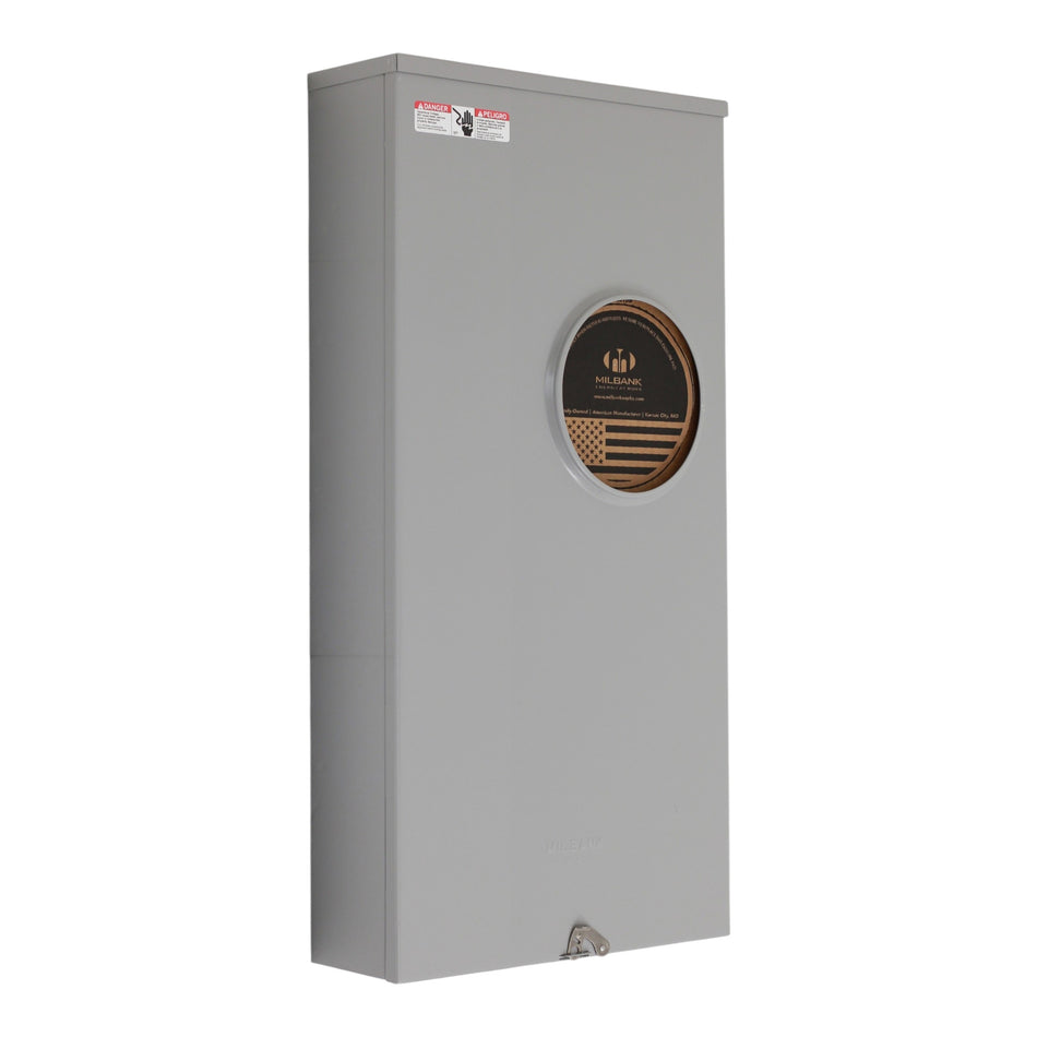 Milbank, U1797-O-K3L-K2L, 320A, 1PH, 600V, Ringless, Lever Bypass, UG Meter Socket