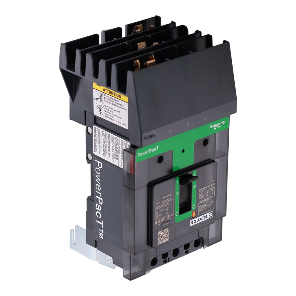 Square D PowerPacT B, BGA36040, 40A, 3P, 600Y/347VAC, 18kA, I-Line, Thermal Magnetic, Circuit Breaker