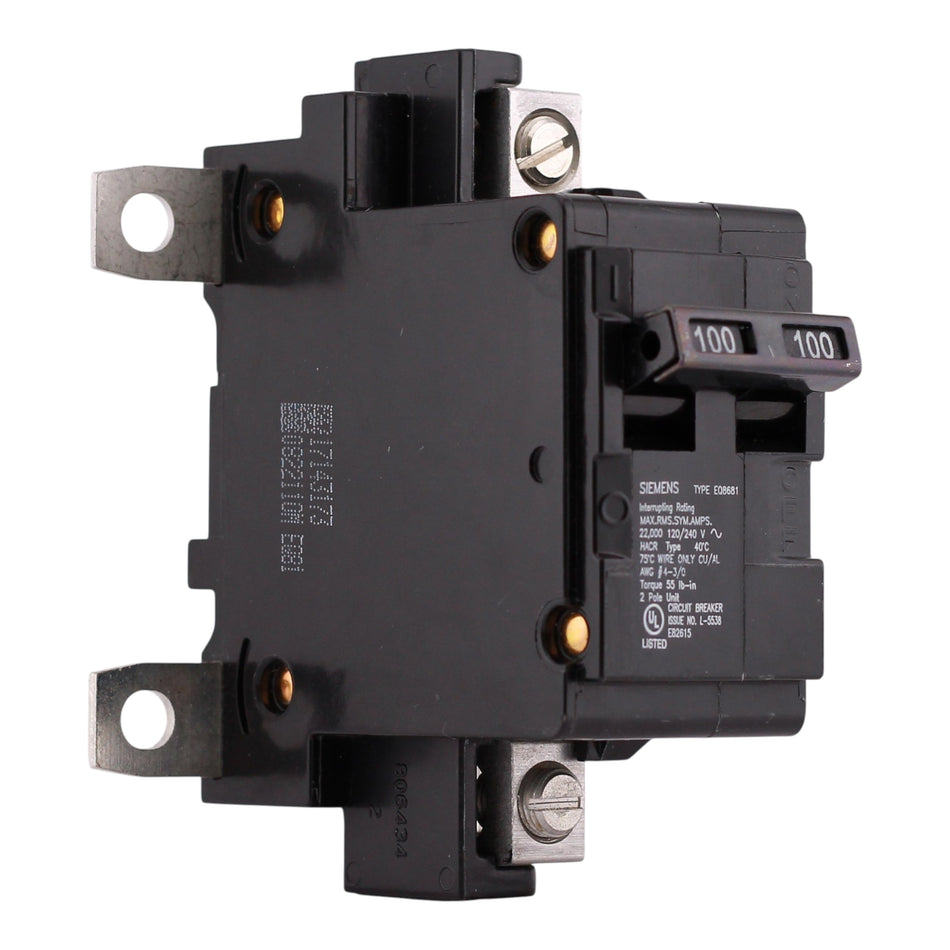 Siemens MBK, MBK100A, 100A, 2P, 120/240V, Main Breaker Kit, Circuit Breaker