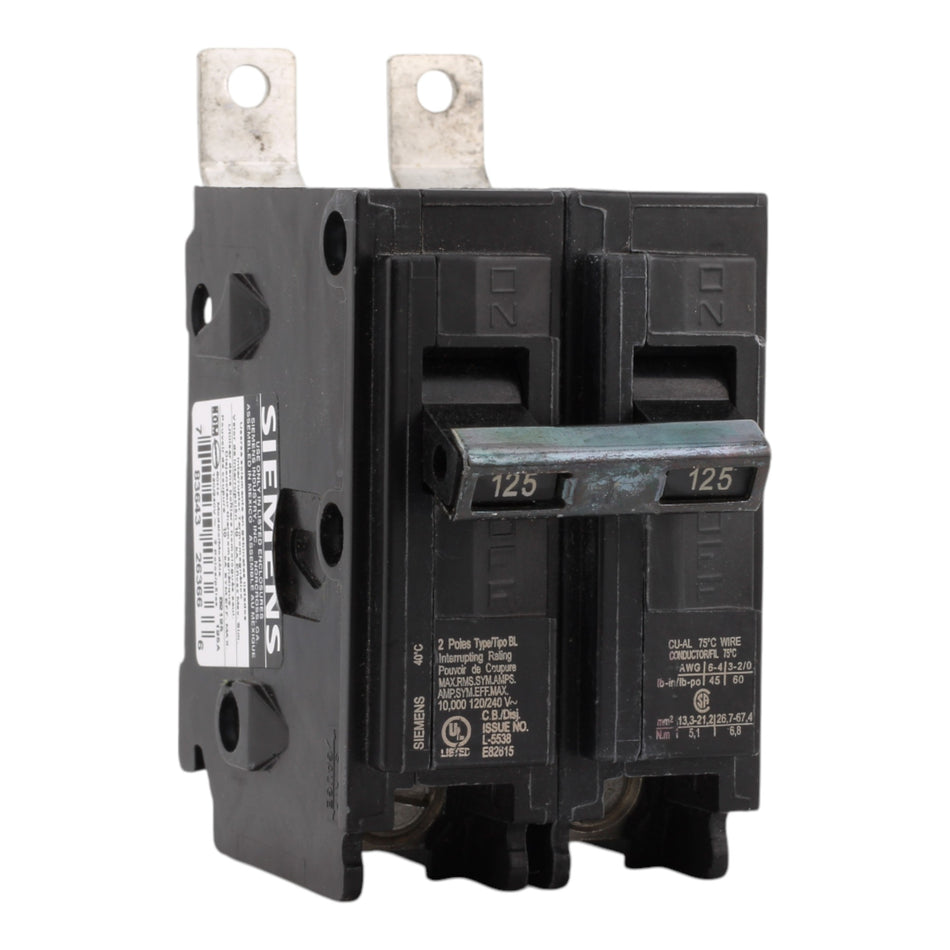 Siemens BL B2125 125A 2P 120/240V Circuit Breaker