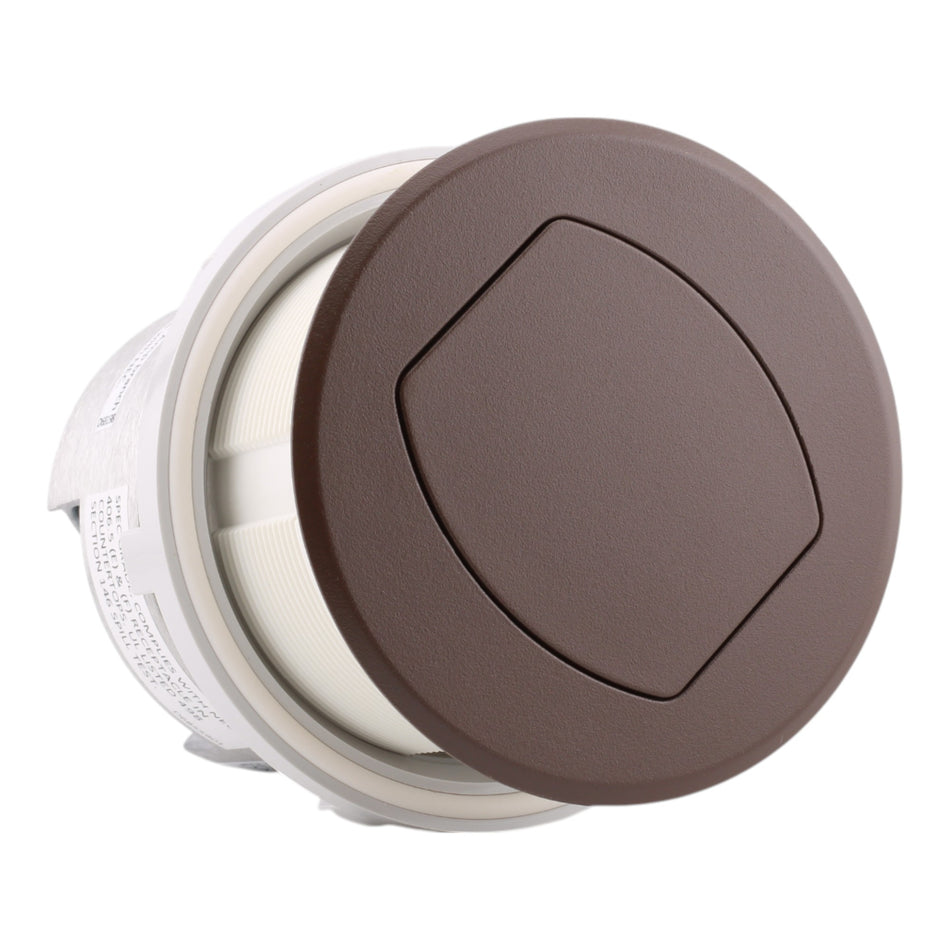 Hubbell RCT200BZE 15A Kitchen Counter Pop-Up Receptacle, Bronze