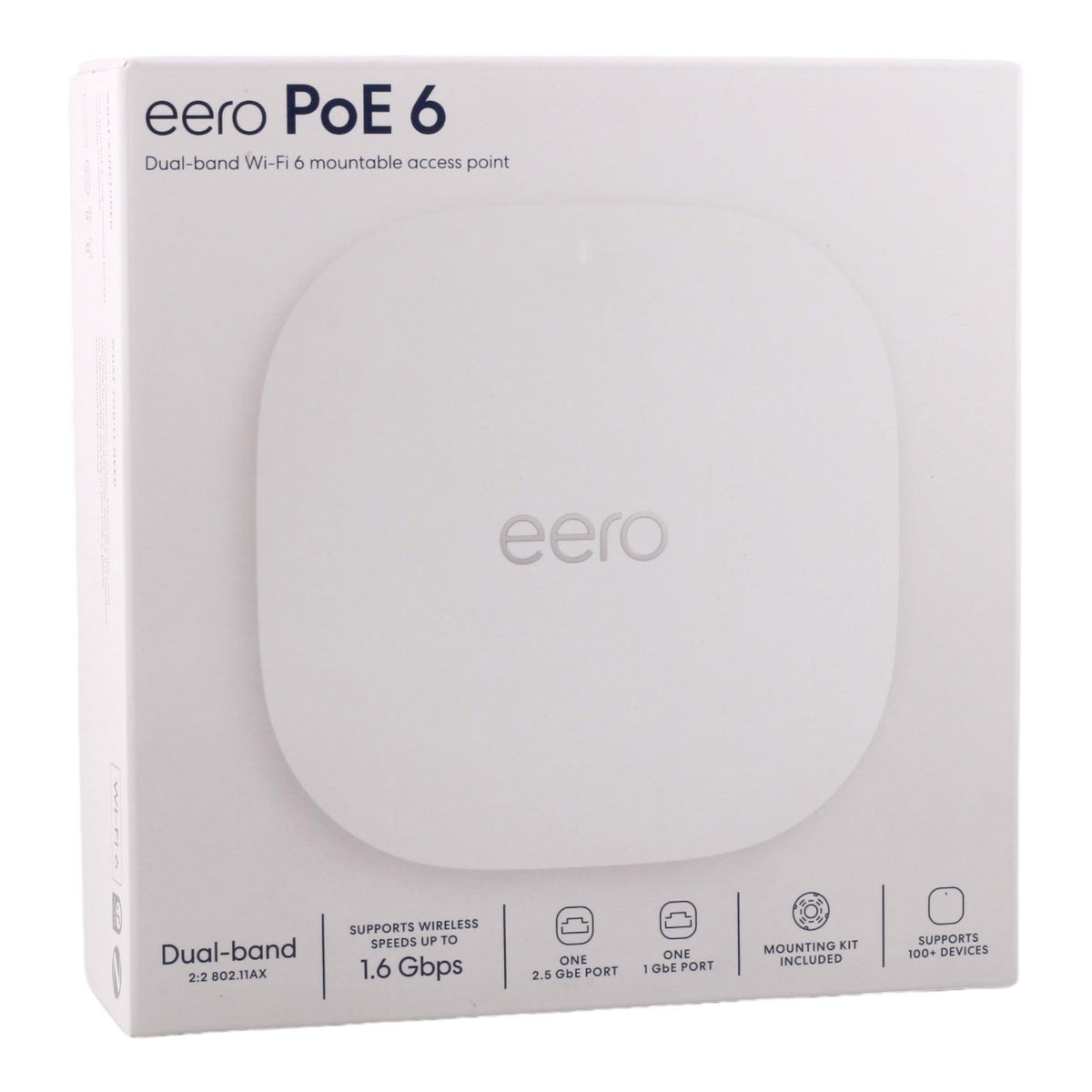 Amazon eero PoE 6 Ceiling/Wall-Mount Wi-Fi 6 Access Point Dual-Band