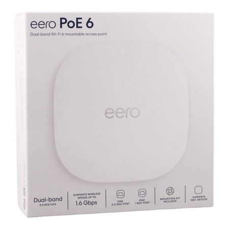 Amazon eero PoE 6 Ceiling/Wall-Mount Wi-Fi 6 Access Point Dual-Band