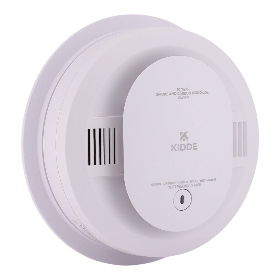FireX, CUAC10YFEX, 21033085, 120VAC, Photoelectric/Electrochemical, Hardwired Smoke/CO Combo Alarm, 10-Year Battery, White