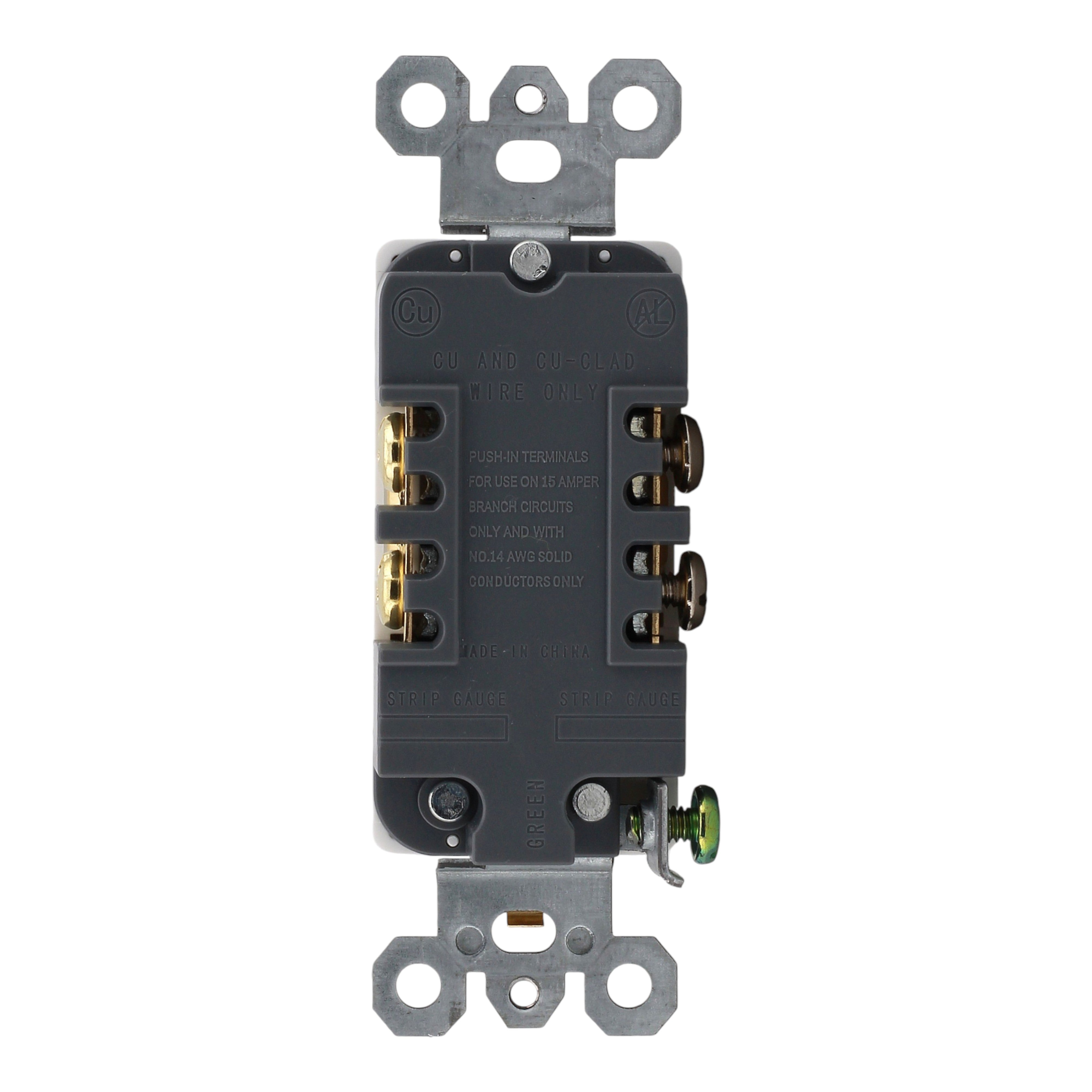 RES POWER 20A 125V Tamper-Resistant Decorator Duplex Receptacle