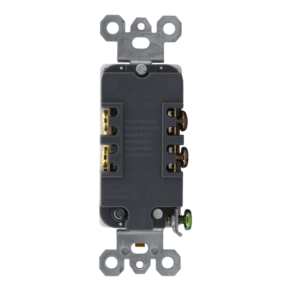 RES POWER 20A 125V Tamper-Resistant Decorator Duplex Receptacle cULus ...