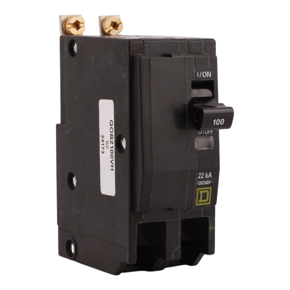 Square D QO QOB2100VH 100A 2P 120/240V Circuit Breaker
