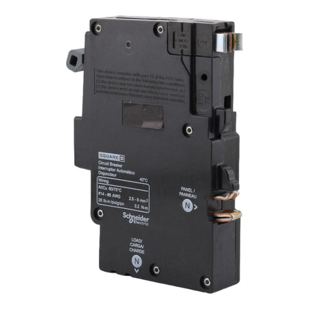 Square D QO115PAF 15 Amp Single Pole 120V Plug-On Neutral AFCI Arc Fault Circuit Breaker UL