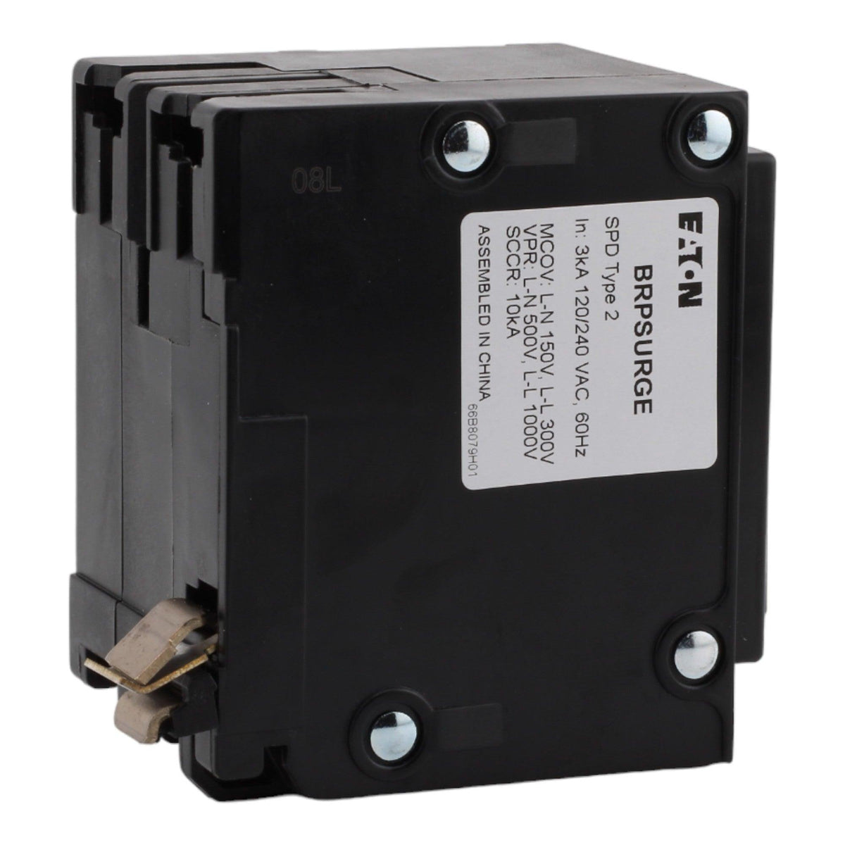 Eaton BRPSURGE Type BR 2 Pole Surge Arrester - Plug-On Neutral, UL Listed