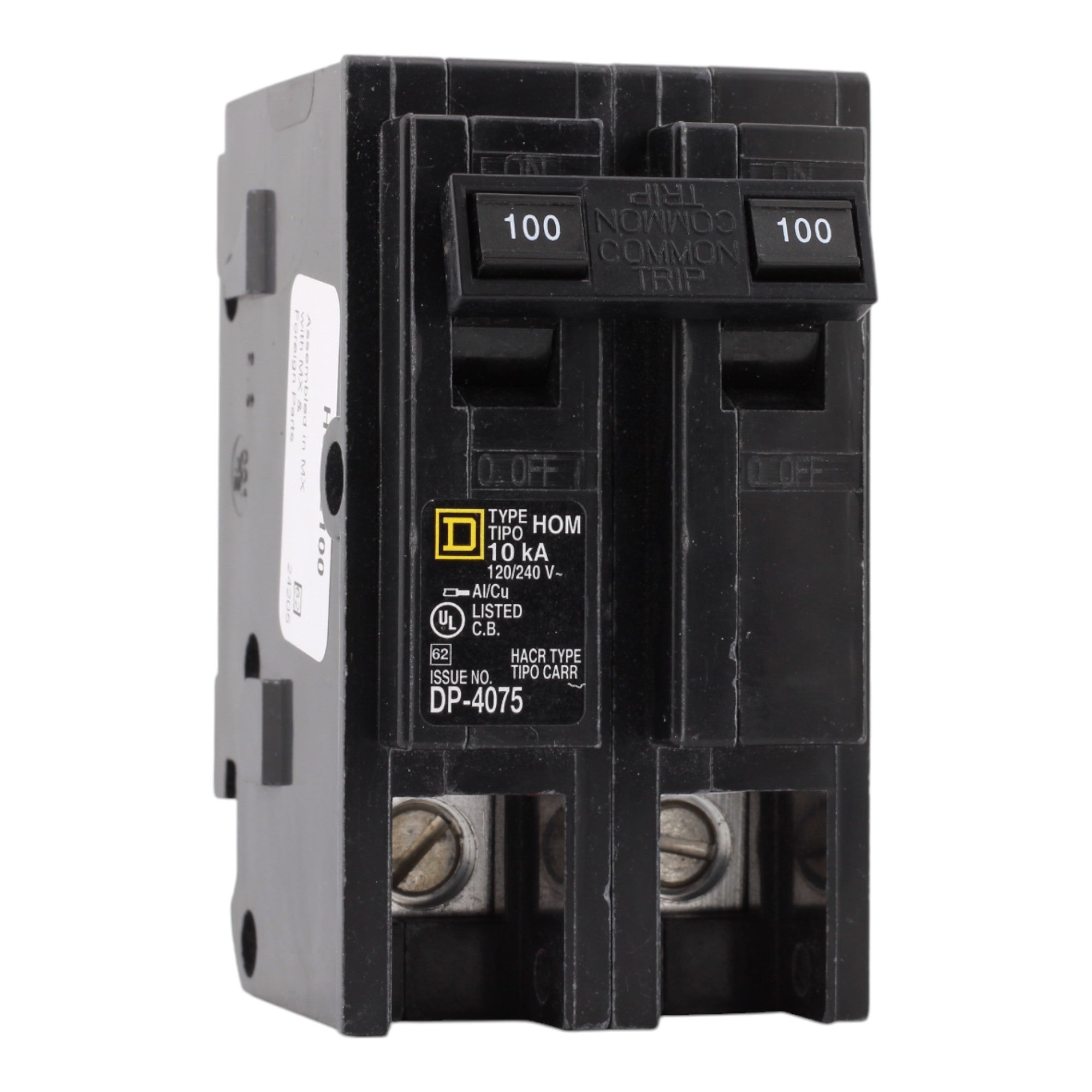 Homeline Panel Square D Homeline 100A Panel – Panelboards / Switchboards and ...