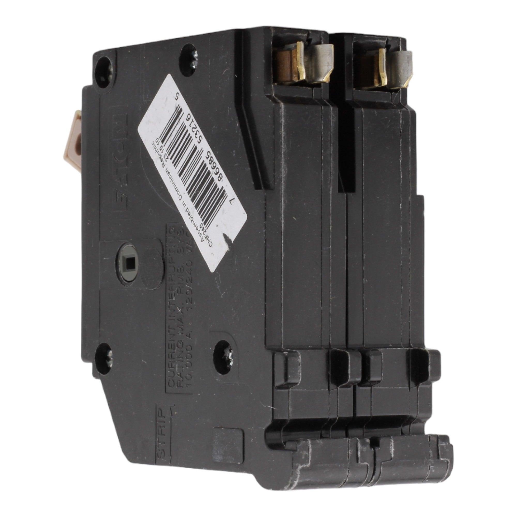 Eaton CHF240 40 Amp Double Pole 240V Plug-In Standard Trip Circuit Breaker UL