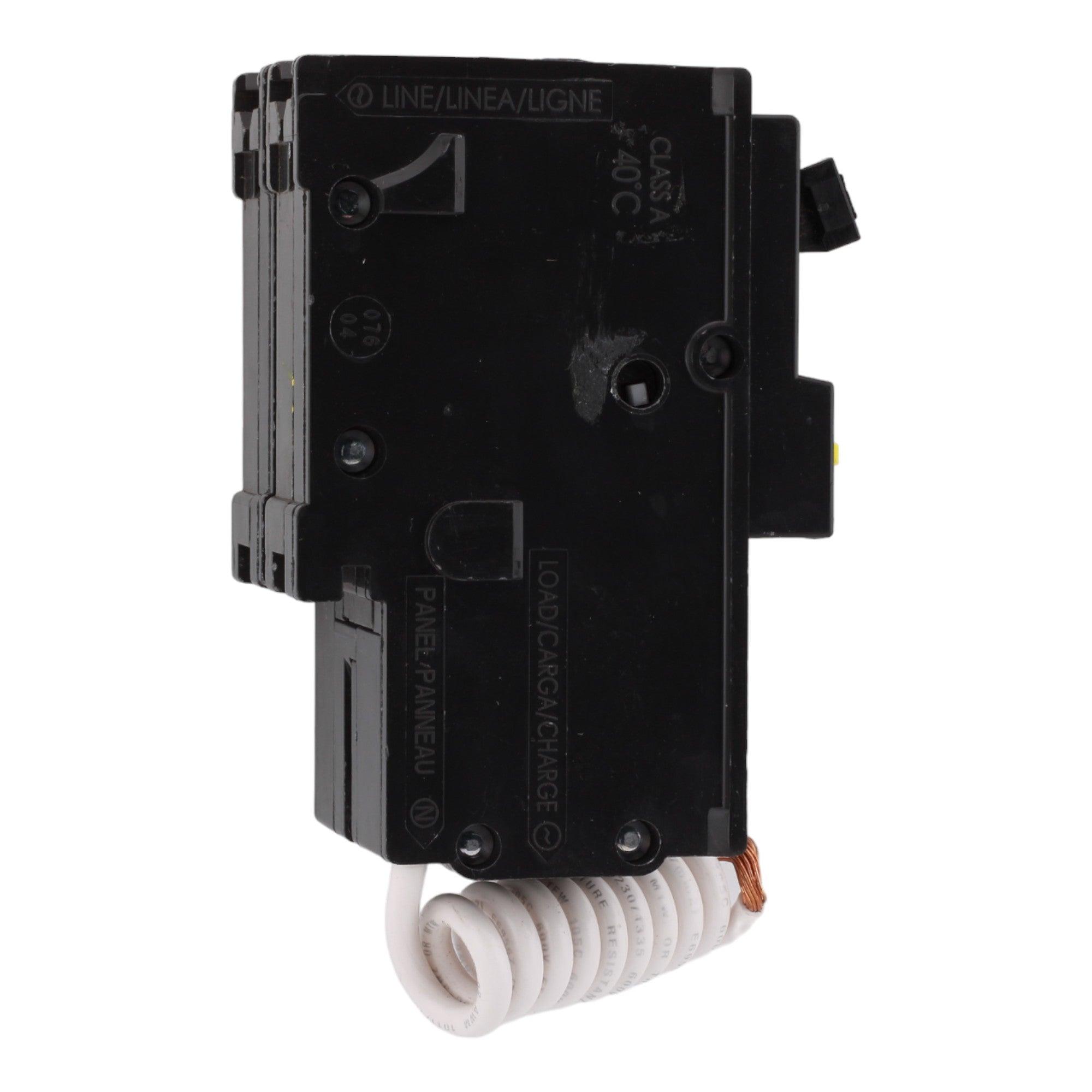 Square D HOM225GFI 25 Amp Double Pole 240V Pigtail-Neutral GFCI Ground Fault Circuit Breaker UL