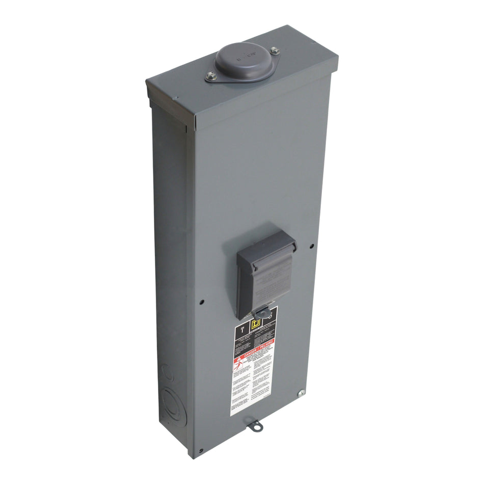 Square D QO, QOM2E2200NRB, 200A, 2P, 120/240V, 22kA, Enclosed, NEMA 3R, Main Circuit Breaker