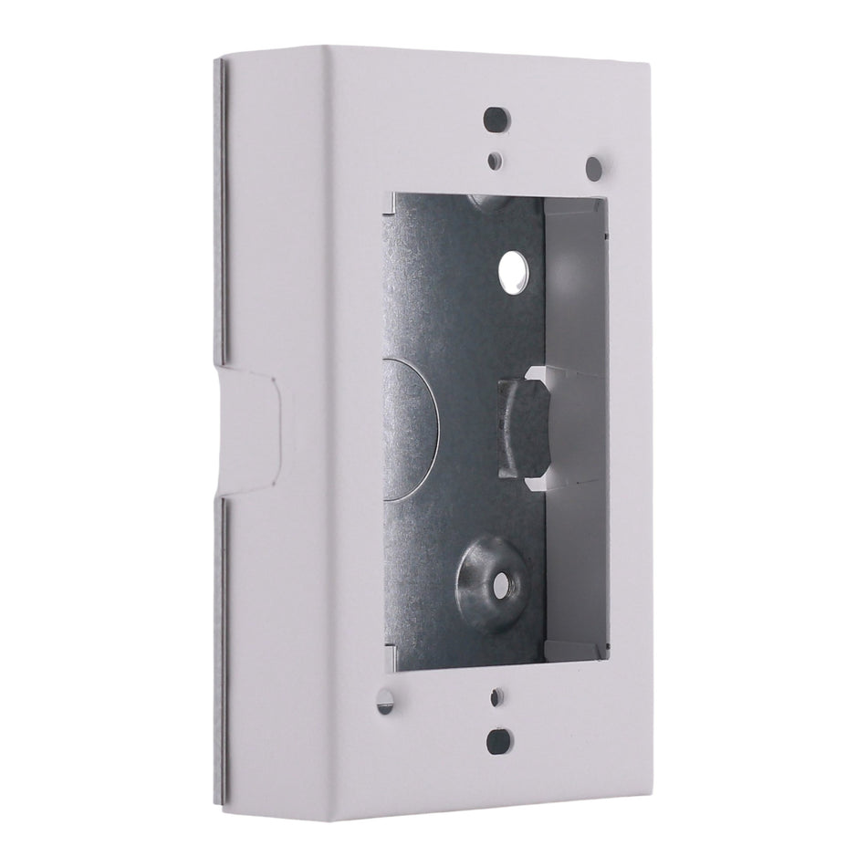 Wiremold, 500/700 Series, 5748SWH, 1-Gang, Shallow, Steel, Raceway Device Box, White