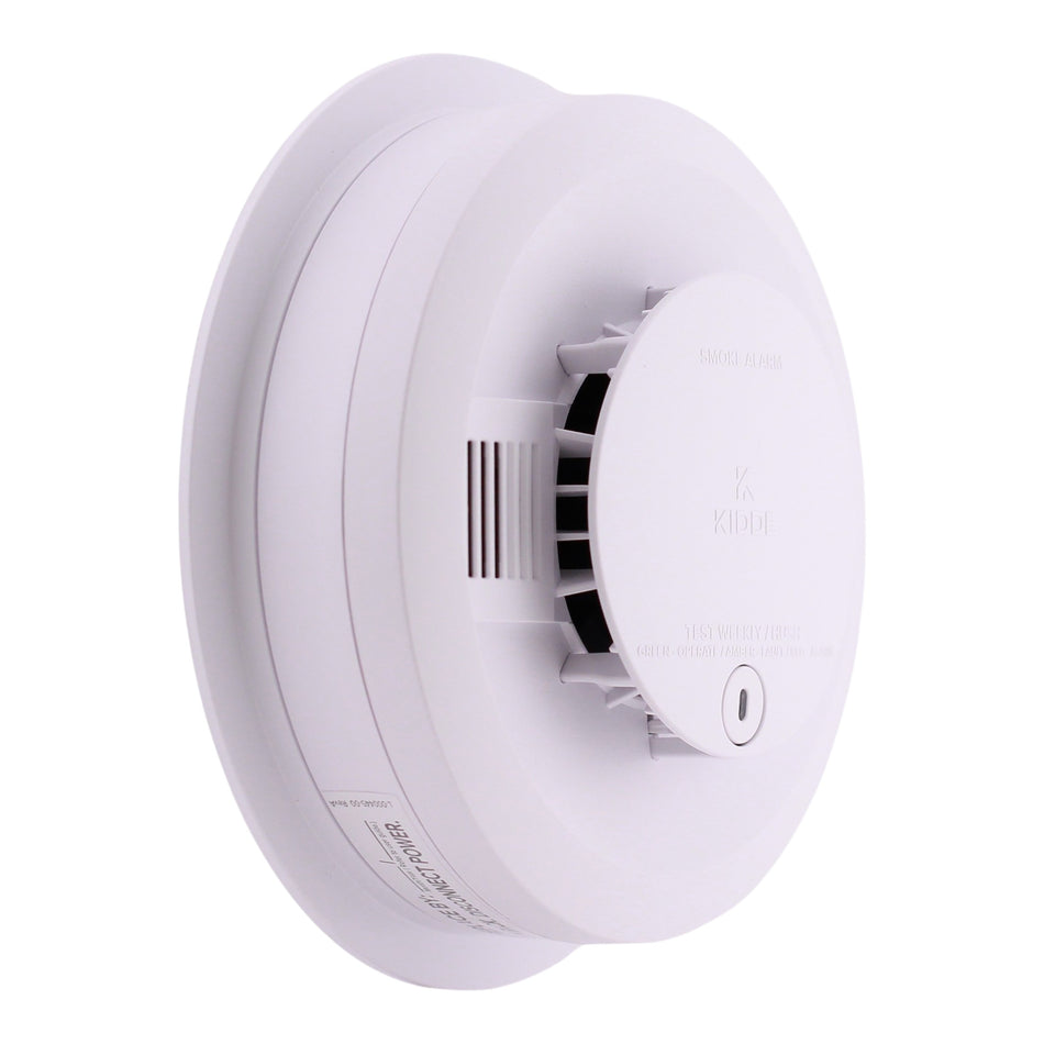 Kidde FireX, SMAC9VFEX, Hardwired Photoelectric Smoke Alarm, 120V AC, 9V Backup Battery, UL 217