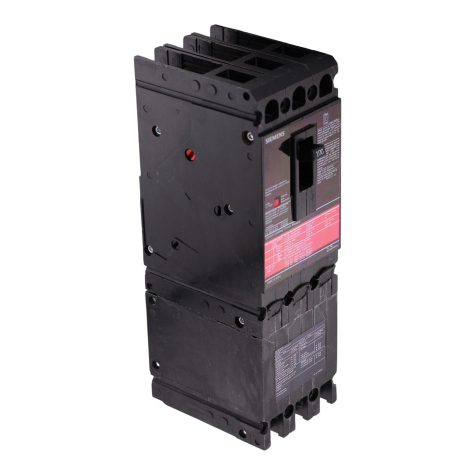 Siemens Sentron CED6, CED63B100L, 100A, 3P, 600V, 100kA, Current-Limiting, Thermal-Magnetic, Lugs, MCCB