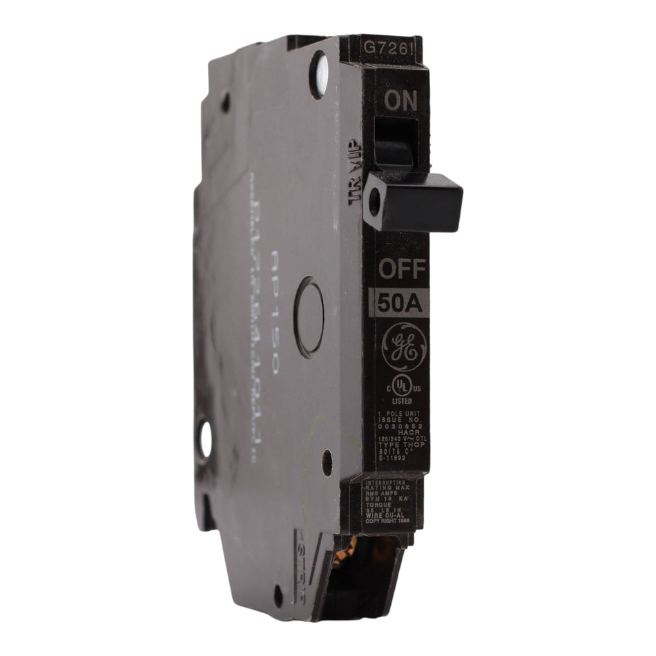 GE Q-Line, THQP150, 50A, 1P, 120/240V, Thin Series, Circuit Breaker