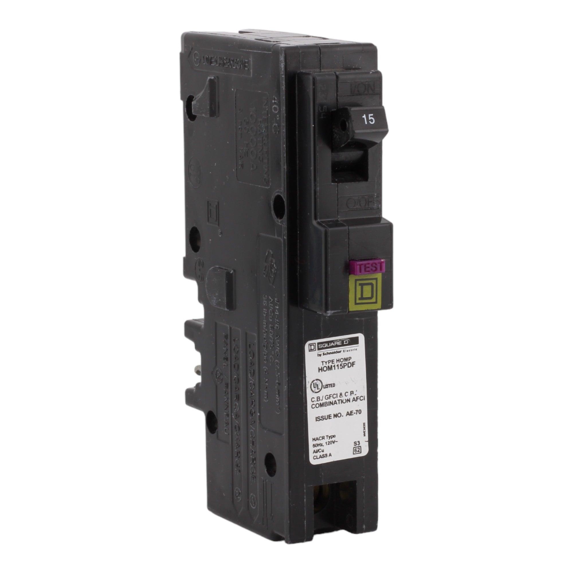 View-pak Ubip1515 15a Pushtype Dual Circ Breaker Port View-Pak UBIP1515 ...