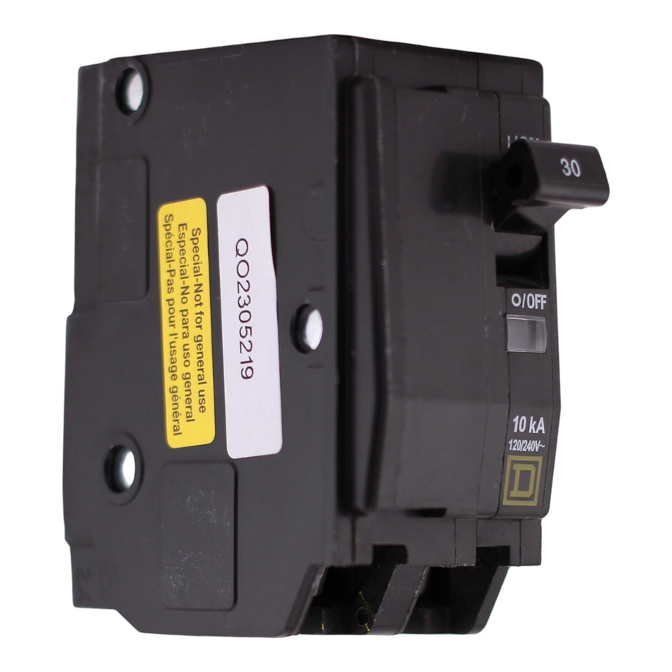 Square D QO, QO2305219, 30A, 2P, 120/240V, Circuit Breaker