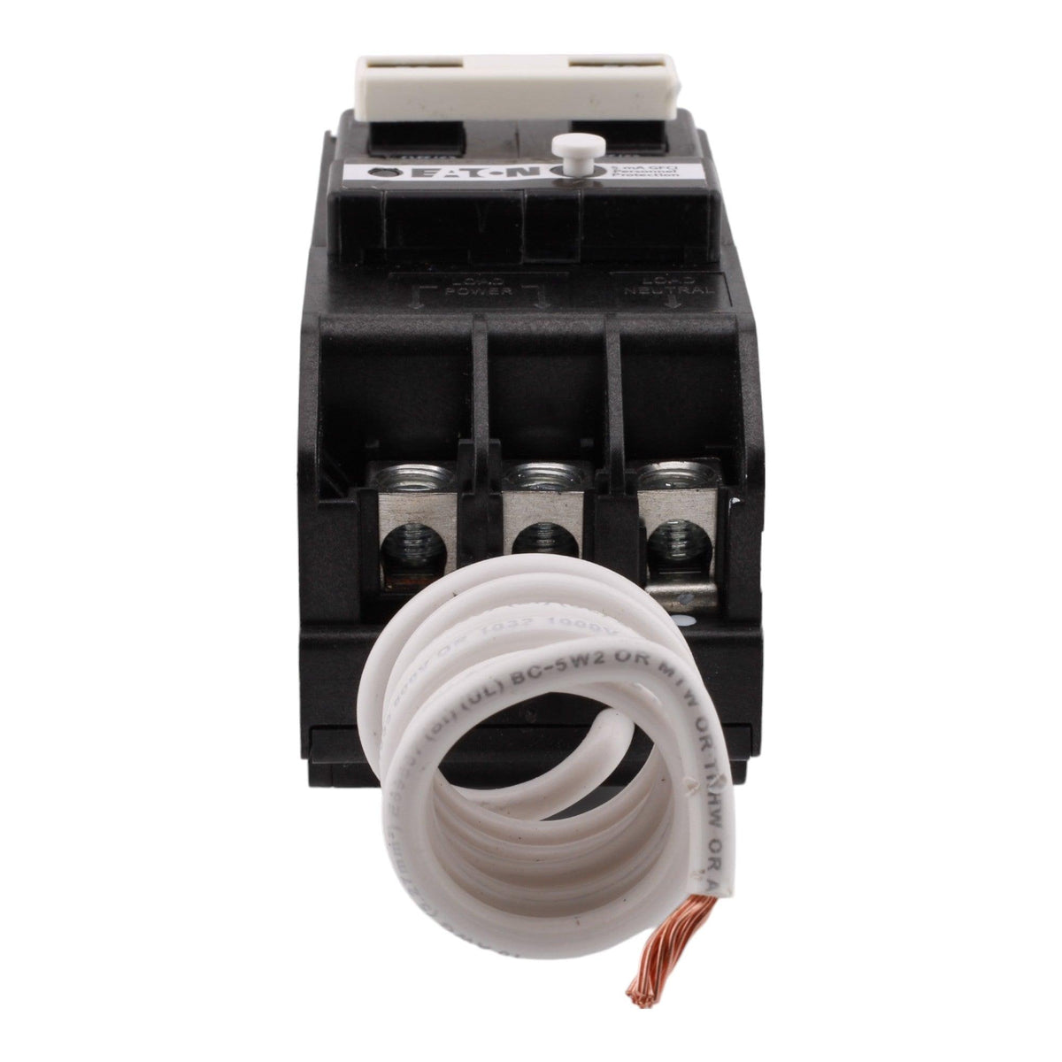 Eaton BRN250GF 50 Amp Double Pole 240V Pigtail-Neutral GFCI Ground Fault Circuit Breaker UL