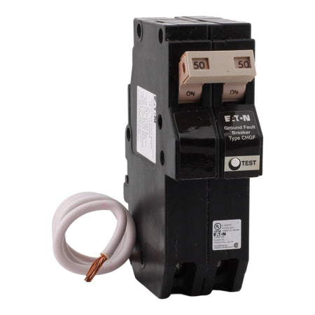 Eaton CHN250GF 50A 120/240V 2-pole GFCI Circuit Breaker Plug-in UL