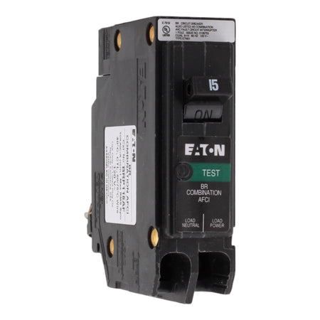 Eaton BRP115AF 15A 120V 1-pole AFCI Circuit Breaker Plug-on Neutral UL