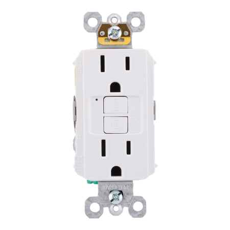 Legrand 1597TRW 15A 125V Tamper-Resistant Duplex GFCI Receptacle White