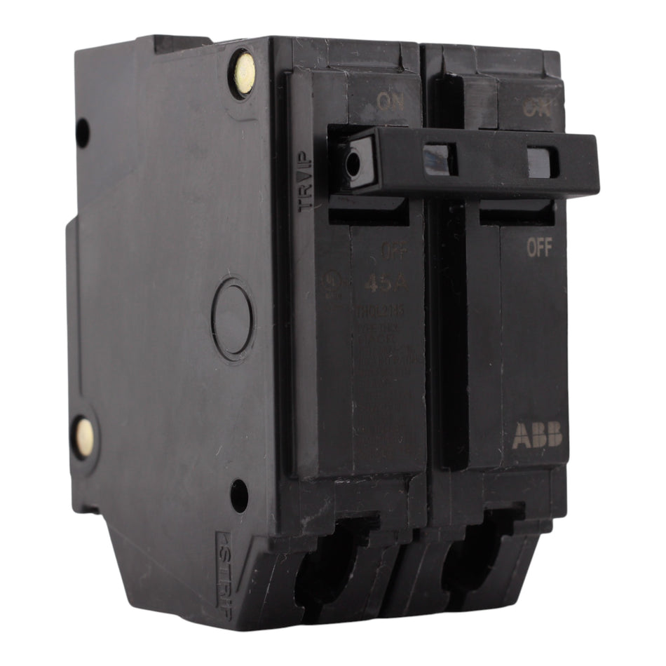 GE Q-Line, THQL2145, 45A, 2P, 120/240V, Thermal Magnetic, Circuit Breaker
