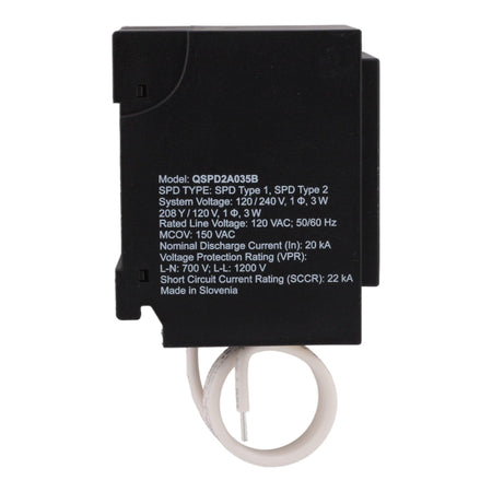 Siemens QSPD2A035B BoltShield Surge Protective Device - 120/240V, 35kA, Hardwired, UL Listed