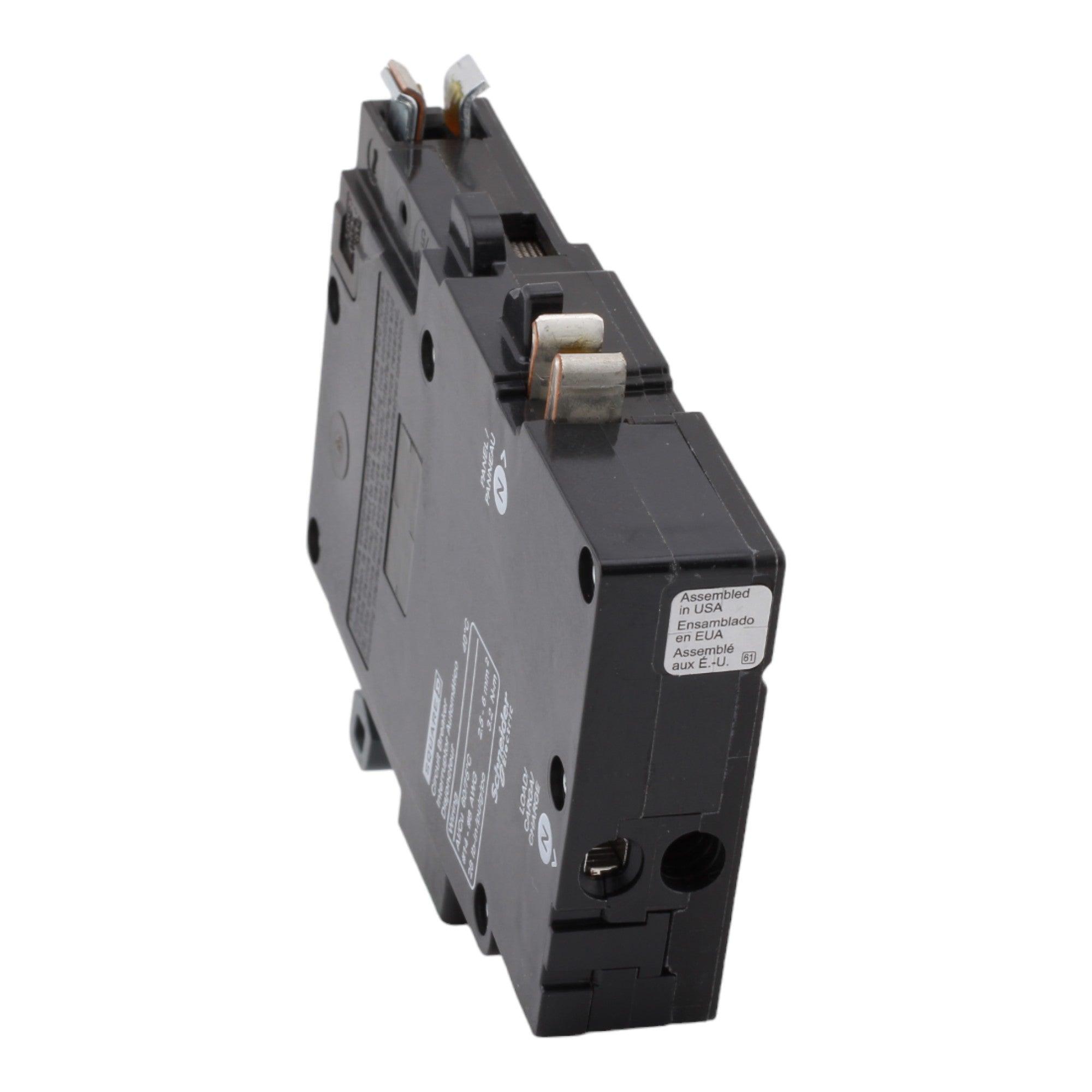 Square D QO120PAF 20A 120V 1-pole AFCI Circuit Breaker Plug-on Neutral UL
