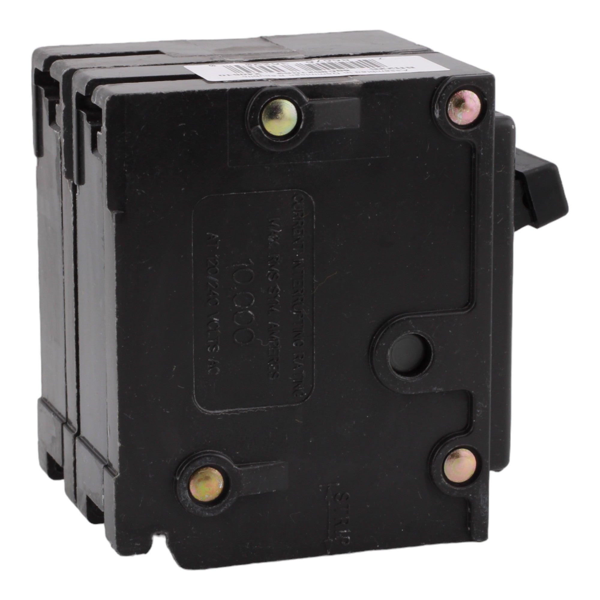 Eaton BR225 25 Amp Double Pole 240V Plug-In Standard Trip Circuit Breaker UL