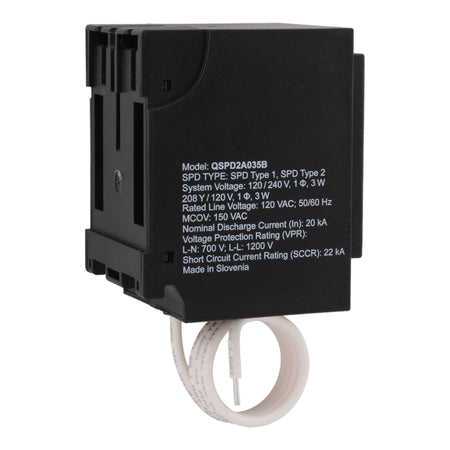 Siemens QSPD2A035B BoltShield Surge Protective Device - 120/240V, 35kA, Hardwired, UL Listed