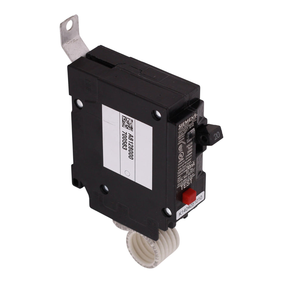 Siemens BLEH2, BE120H, 20A, 1P, 120V, GFCI, Bolt-On, Circuit Breaker