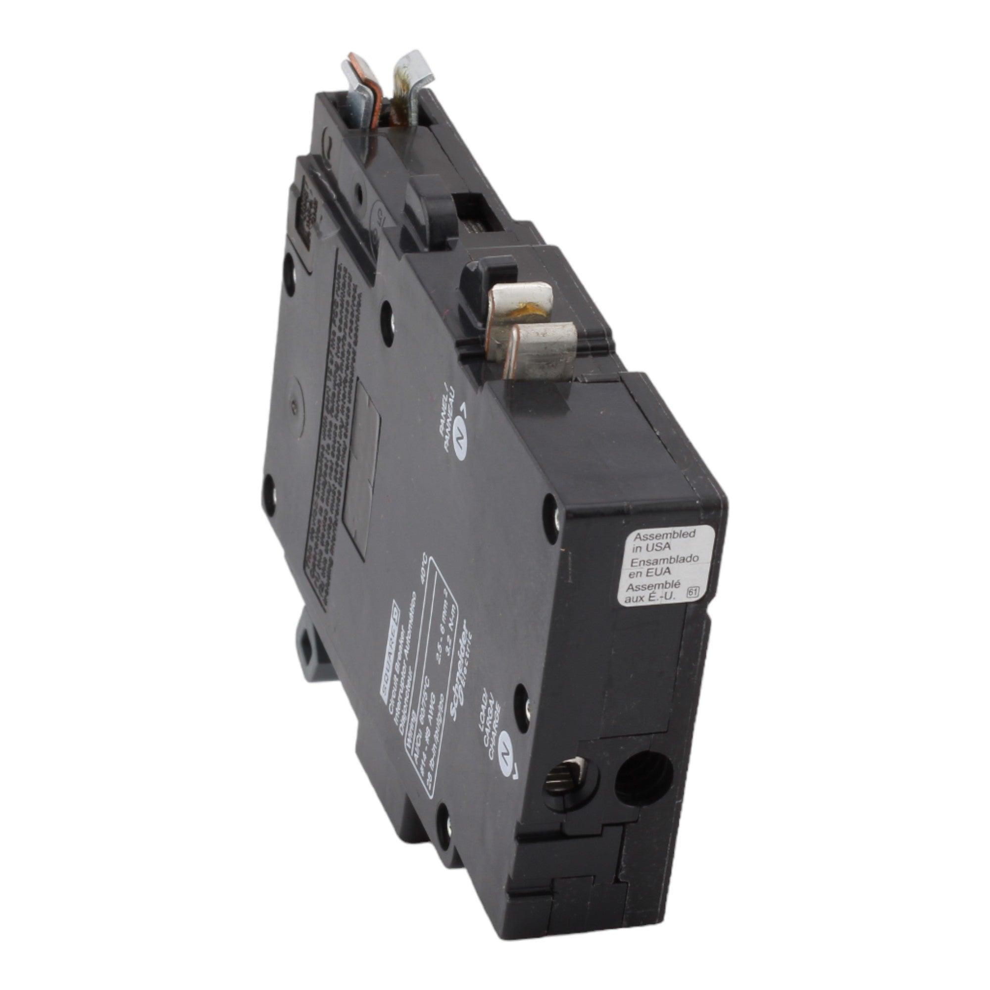 Square D QO115PAFGF 15 Amp Single Pole 120V Plug-On Neutral AFCI/GFCI Dual Function Circuit Breaker UL