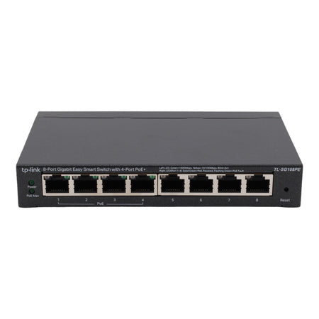 TP-Link TL-SG108PE 8-Port Gigabit Easy Smart Switch with 4-Port PoE